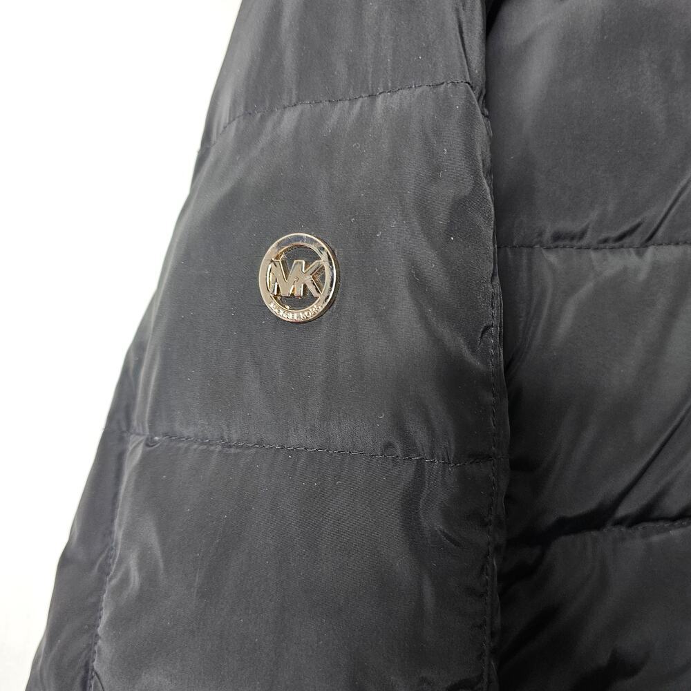 Michael Michael kors  Black Parka Puffer Coat Jacket Size Midium - Picture 9 of 11